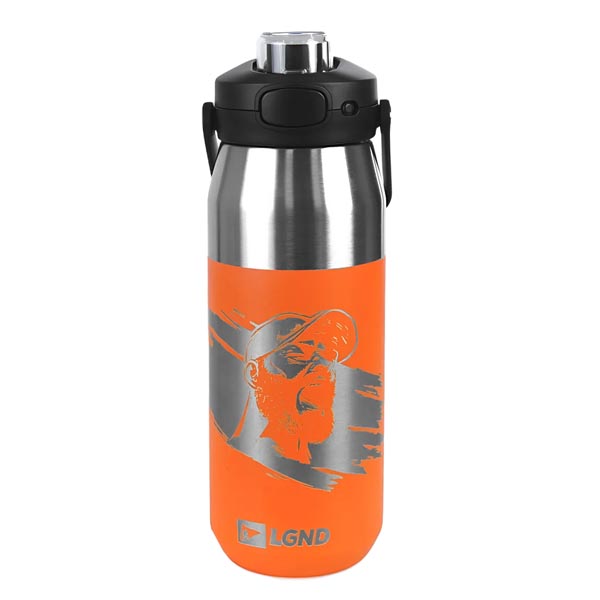 Garrafa Térmica NTK Isomax 750ml Legendários - Laranja