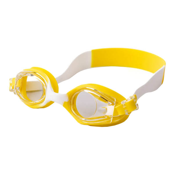 Oculos de Natação Infantil Coral - Amarelo/Branco