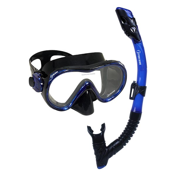 Kit de Mergulho Fundive Dry Fox - Azul/Black