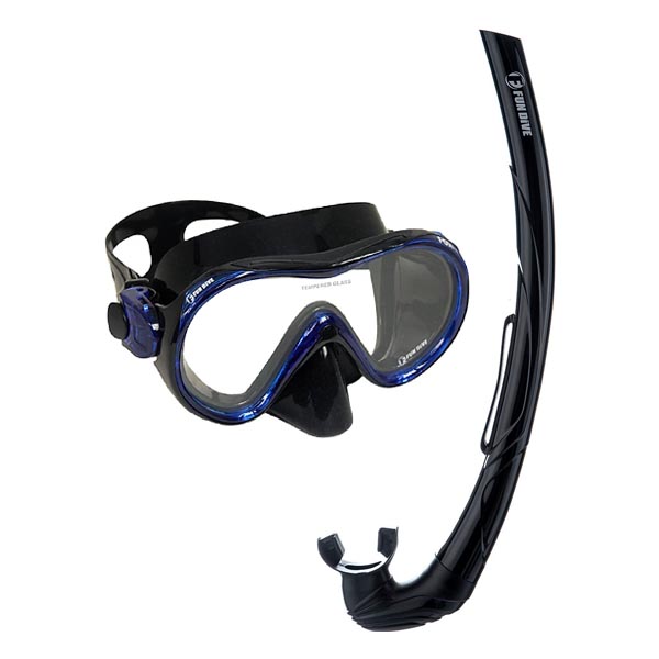 Kit de Mergulho Fundive Fox Eco - Azul/Black