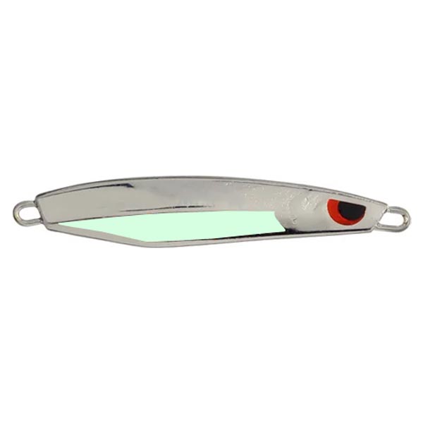Isca Jig Cromer Ubatuba 30g - Prata/Glow