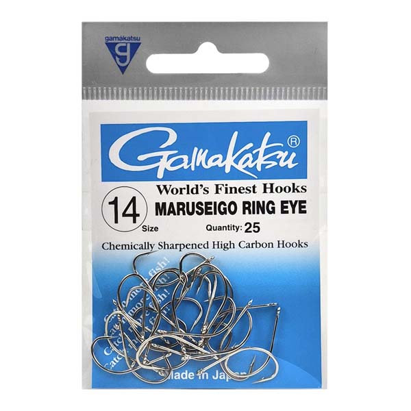 Anzol Gamakatsu Maruseigo Ring Eye 25pç