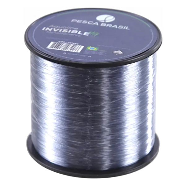Linha Pesca Brasil Aqualine 500m Transparente - 0.50mm