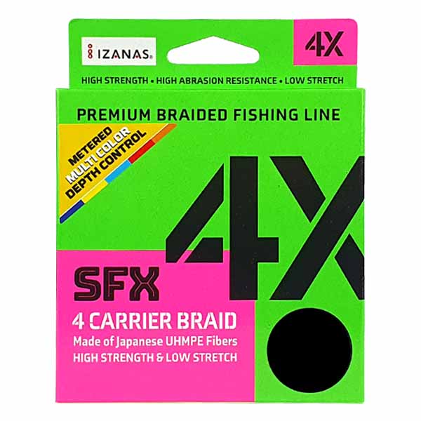 Linha Sufix SFX 4X 300m Multicolor - 0.28mm 40lb