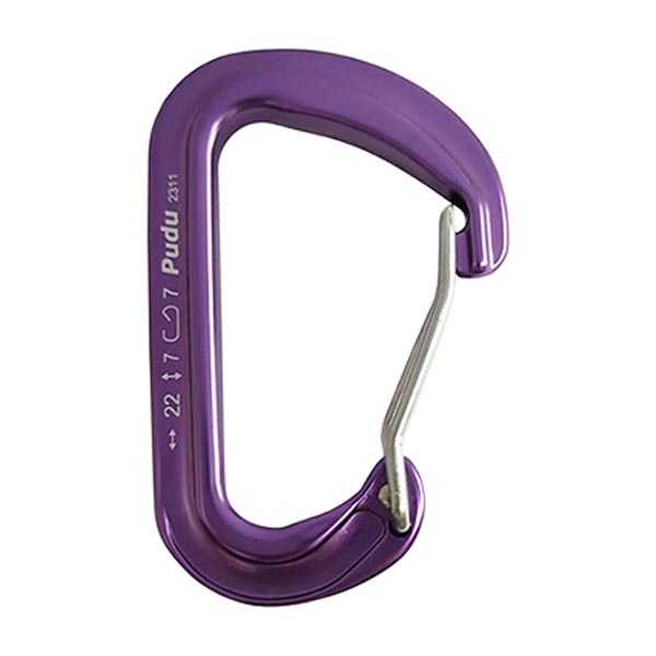 Mosquetão Alpen Pass Pudu 22Kn - Roxo