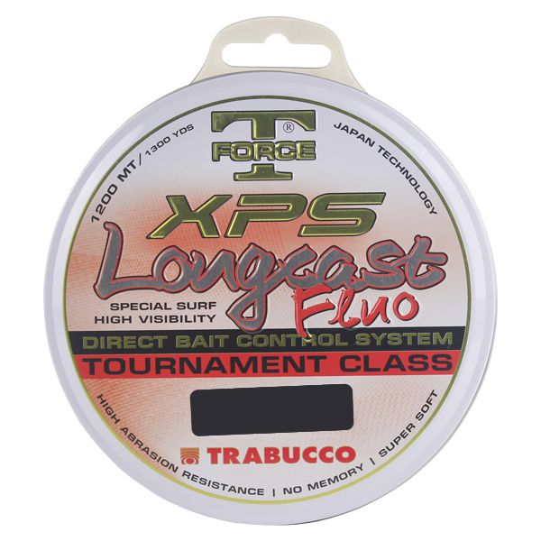 Linha Trabucco XPS Longcast Fluo 1200m Laranja - 0.20mm