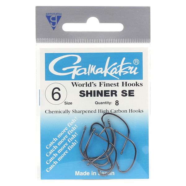 Anzol Gamakatsu Shiner Hook SE Black