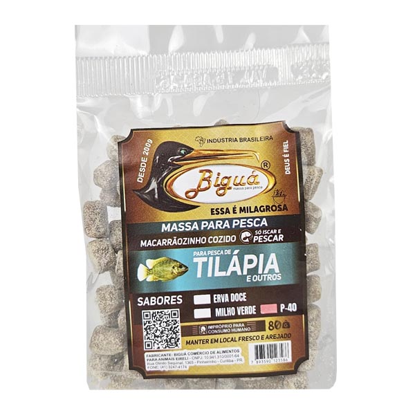 Isca Massa Pronta para Tilápia 80g - P40