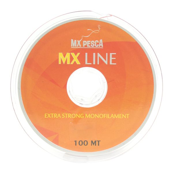 Linha MX Line 100m Vermelha - 0.45mm
