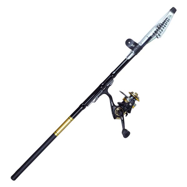 Kit de Pesca PB Leaf Molinete 800 + Vara 2.40m