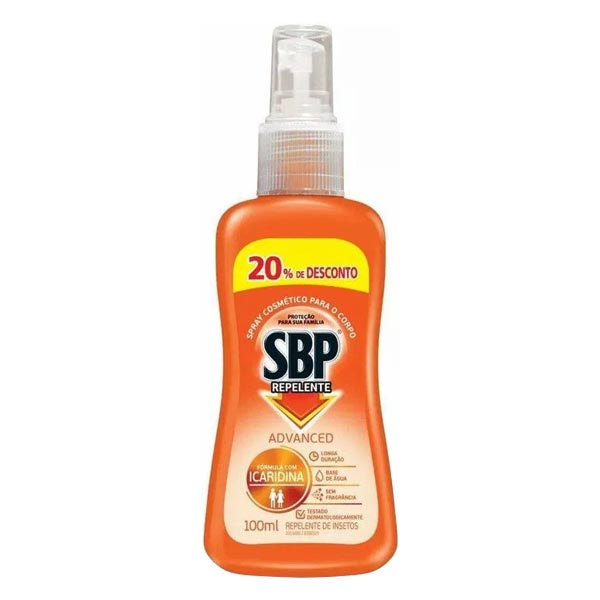 Repelente SBP Advanced Icaridina Spray 100ml