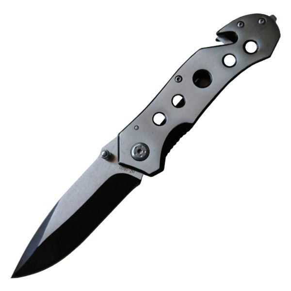 Canivete Tático Aço Inox HZ060803