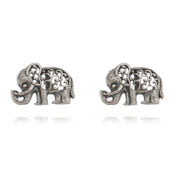 Brinco Elefante prata 925