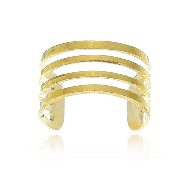 Piercing de pressão Folheado em Ouro 18k