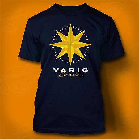 Camiseta VARIG New Colors - Azul