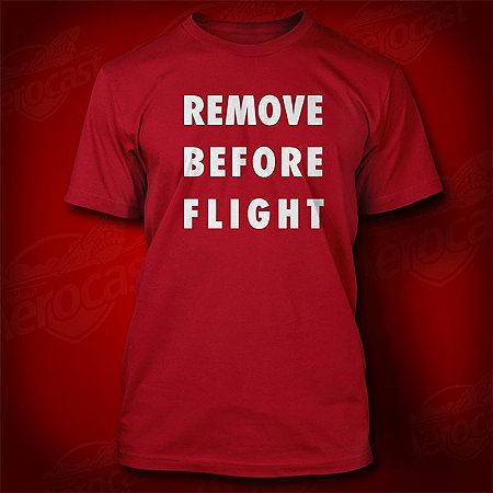 Camiseta Remove Before Flight