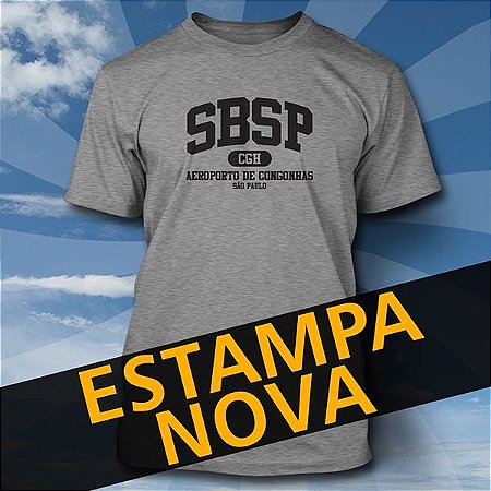 Camiseta SBSP CGH - Série Aeroportos