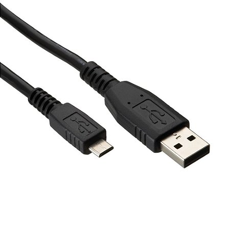 Cabo USB 2.0 Micro USB V8 1.8m - Para Celular Android - Carregamento Rápido e Transferência de Dados
