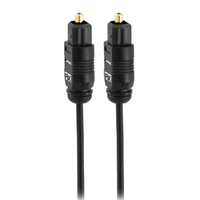 Cabo de Áudio Digital Óptico Toslink Profissional 3 Metros para Home Theater, Soundbar e TV