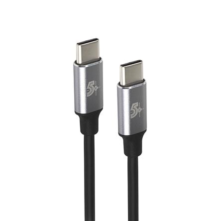 Cabo USB-C para USB-C 1,2 Metro Reforçado com Alumínio para Carregamento Rápido de Celular e Notebook