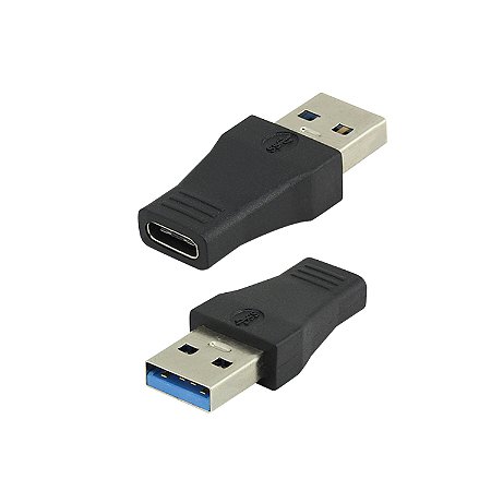 Adaptador USB-A 3.0 Macho para USB-C Fêmea | Alta Velocidade 5Gbps para PCs e Carregadores