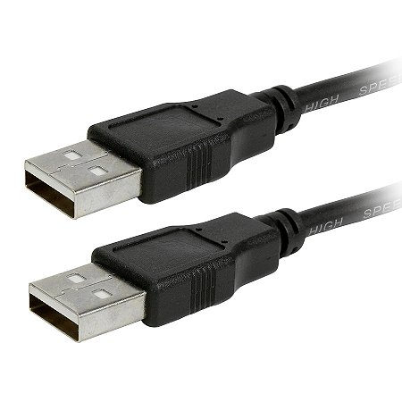 Cabo USB A Macho x USB A Macho 2.0 1,80m para Conexão de KVMs e Hubs Ativos