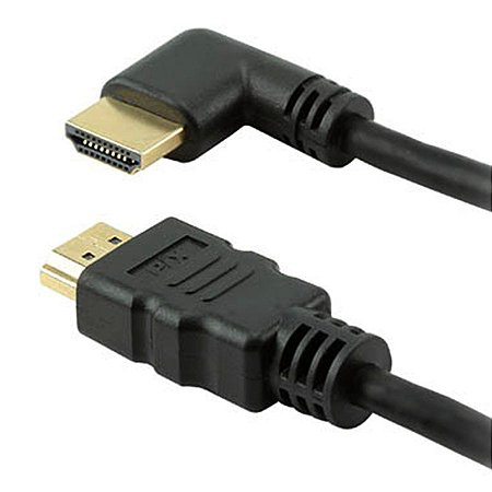 CABO HDMI GOLD 90 GRAUS 2.0 4K HDR 19P 3M