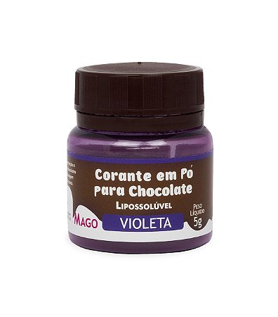 CORANTE EM PÓ PARA CHOCOLATE LIPOSSOLÚVEL - VIOLETA - 5g