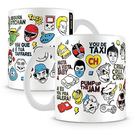 Caneca 90's - Muzs Retrô