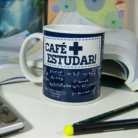 Caneca café + estudar