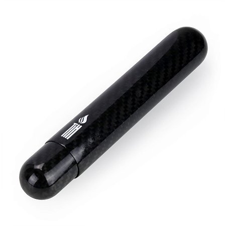 Porta Charuto com Revestimento de Fibra de Carbono para Acomodar 1 Charuto