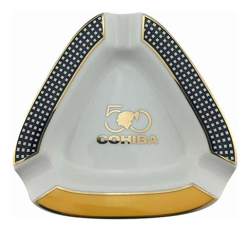 Cinzeiro de Porcelana Cohiba 50 Anos – Edição Comemorativa Luxo