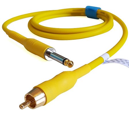 Cabo P10 + RCA Dupla Blindagem Máquina Tatuar / Som