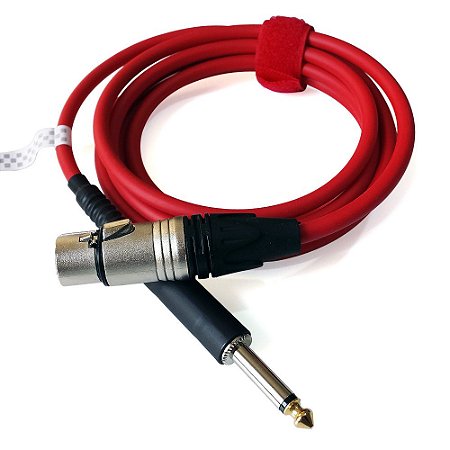 Cabo P10 x XLR macho ou fêmea Profissional