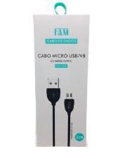 Cabo Micro USB x USB 1 metro