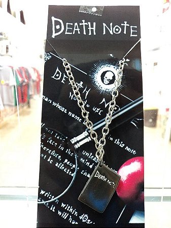 Colar Death Note Livro da Morte