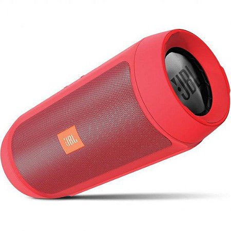 Caixa de Som Portátil JBL Charge 2+ Bluetooth 3.0 Vermelho Bateria Recarregável, Viva-Voz