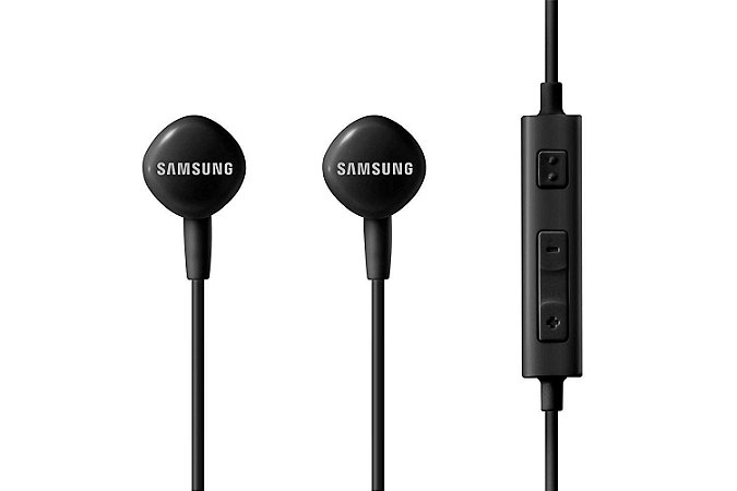 Fone de Ouvido Estéreo Samsung HS130 com Fio e microfone - Black