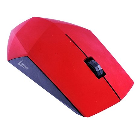 Mouse Óptico Leadership USB Diamond Vermelho 1232