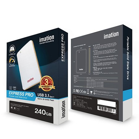 HD Externo SSD Express Pro 240GB - Imation