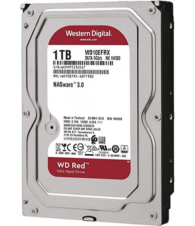 HD Sata 1TB WD RED  3.5 Desktop 6GB