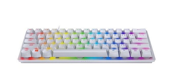 Teclado Gamer Huntsman Mini Branco - Razer