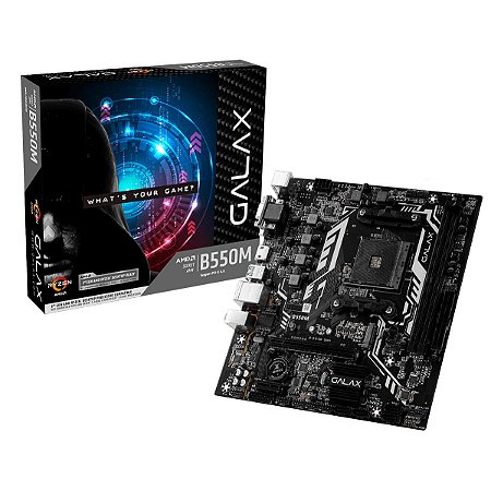 Placa Mãe GALAX B550M AMD Ryzen - Galax