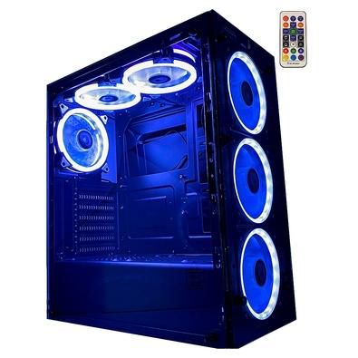 Gabinete Gamer Rise Glass 6 Fan RGB - Risemode