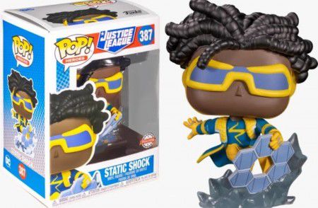 Boneco Funko Pop Static Shock #387 - Justice League