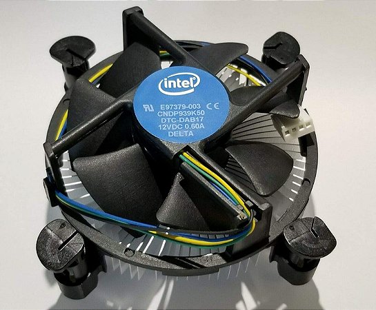 dissipador de calor e ventilador Intel i3/i5/i7 LGA115x CPU E97379-003