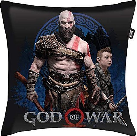 Almofada God Of War - Kratos Banana Geek Preta