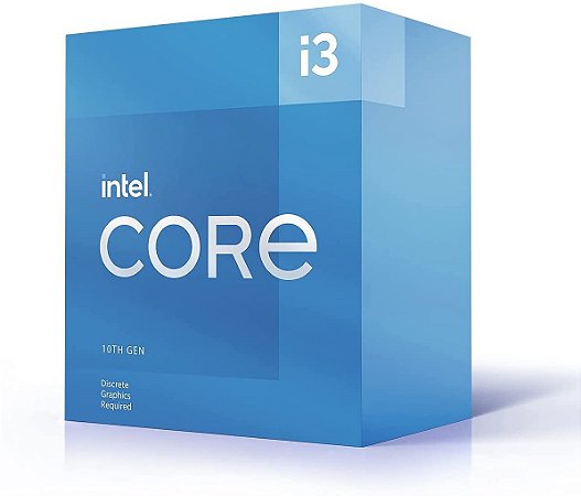 PROCESSADOR INTEL CORE I3-10105F 3.7GHz (TURBO 4.4GHz) 6MB CACHE LGA 1200 10° GERACAO