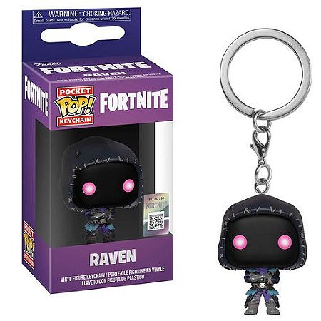 Chaveiro Pocket Pop - Raven - Fortnite