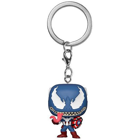 Chaveiro Pocket Pop -Venomized Captain America